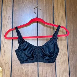 Dominque Black Mystique Seamless Unlined Minimizer Bra - Size 30DD